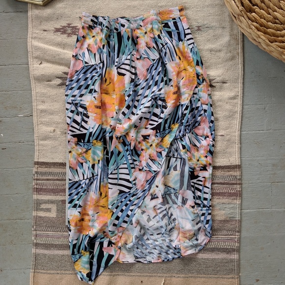 Gentle Fawn Dresses & Skirts - Gentle Fawn | Roy Tropical Palm Print Skirt NWT